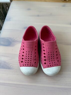 Pink Native Jefferson Kids Shoes